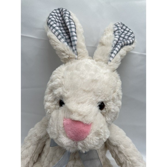 Gitzy Plush White Bunny Easter Rabbit 16 inches - Picture 2 of 4